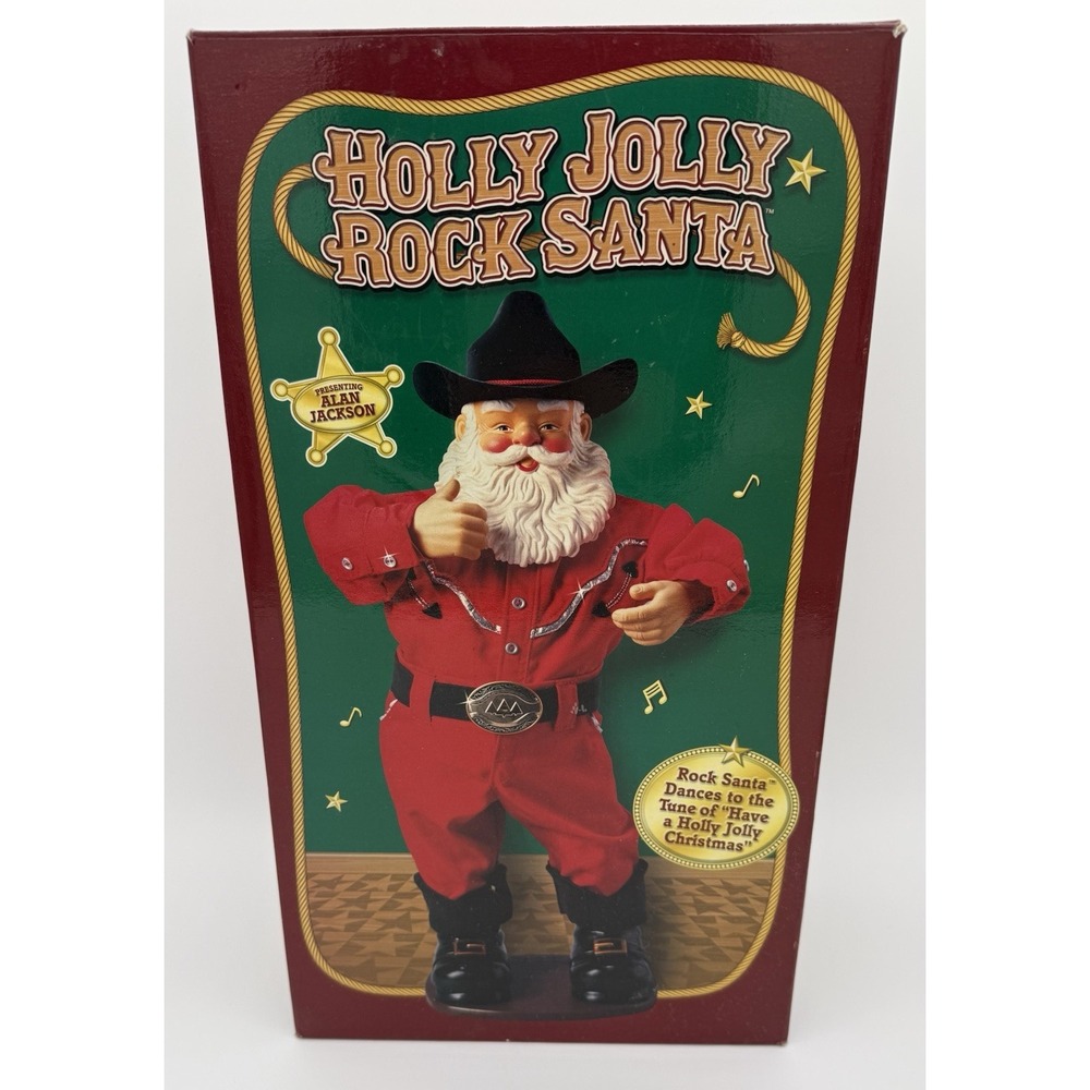 Vintage 1998 Christmas Fantasy Ltd Cowboy Santa Western 16"‎ *READ* Holly Jolly - Picture 4 of 16